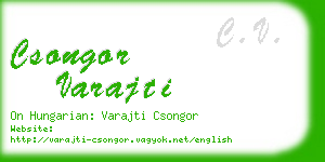 csongor varajti business card